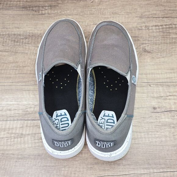 Hey Dude Sunapee M Sport Men's Size 11 Gray Casual Comfort Shoes (40241-030) - Picture 5 of 9